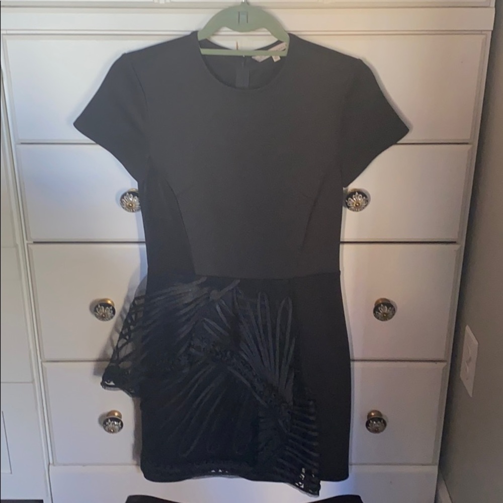 Rachel Roy black mini dress